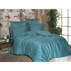 Carolina petrol жаккардова постіль, євро розмір. Belizza Туреччина.