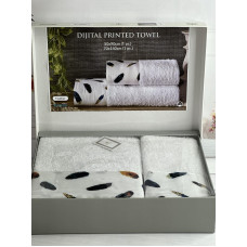 BLZ Feather 2в1 махрові рушники. Щільність 500 г/м2 Belizza Туреччина