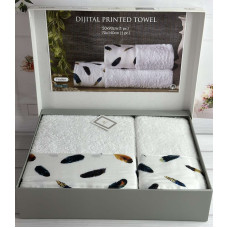 BLZ Feather 2в1 махрові рушники. Щільність 500 г/м2 Belizza Туреччина