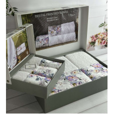 BLZ Rozy 2в1 махрові рушники. Щільність 500 г/м2 Belizza Туреччина