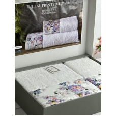 BLZ Rozy 2в1 махрові рушники. Щільність 500 г/м2 Belizza Туреччина