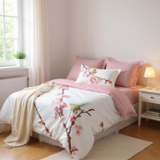 Bahar сатинова постільна білизна.  розмір. Dijital Belizza Туреччина.