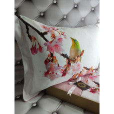 Bahar сатинова постільна білизна.  розмір. Dijital Belizza Туреччина.