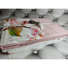 Bahar сатинова постільна білизна.  розмір. Dijital Belizza Туреччина.