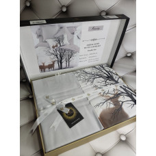 Foresty сатинова постільна білизна.  розмір. Dijital Belizza Туреччина.