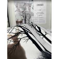 Foresty сатинова постільна білизна.  розмір. Dijital Belizza Туреччина.