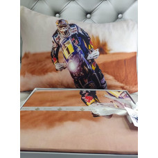 Motor дитча полуторна постільна білизна. Ранфорс. Belizza Туреччина.