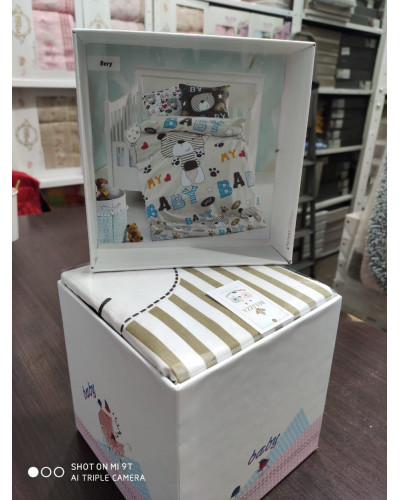 Комплекти постільної білизни ELWAY  Семейный Бавовна OT3775 купити у Postel.biz.ua