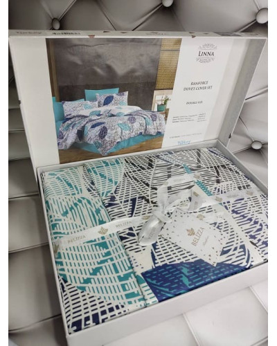 Комплекти постільної білизни Belizza Туреччина  Євро Бавовна ST3792 купити у Postel.biz.ua