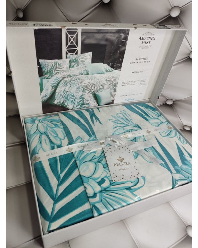 Комплекти постільної білизни Belizza Туреччина  Євро Бавовна ST3804 купити у Postel.biz.ua