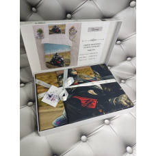 Racing дитча полуторна постільна білизна. Ранфорс. Belizza Туреччина.