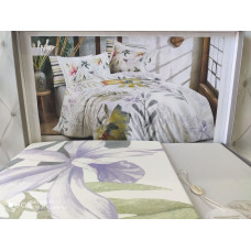 linda сатинова постільна білизна, євро розмір. Dantela vita Туречиина.