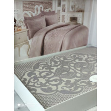 Mina lavanta жаккардове покривало з наволочками. Dantela vita Туреччина.