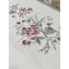 Efsa сатинова постільна білизна.  розмір. Dantela vita Туреччина.