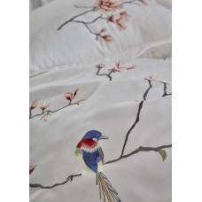 Huma сатинова постільна білизна.  розмір. Dantela vita Туреччина.