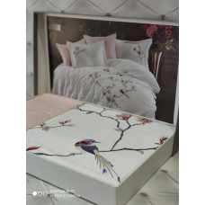 Huma сатинова постільна білизна.  розмір. Dantela vita Туреччина.