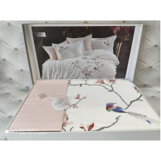 Huma сатинова постільна білизна.  розмір. Dantela vita Туреччина.