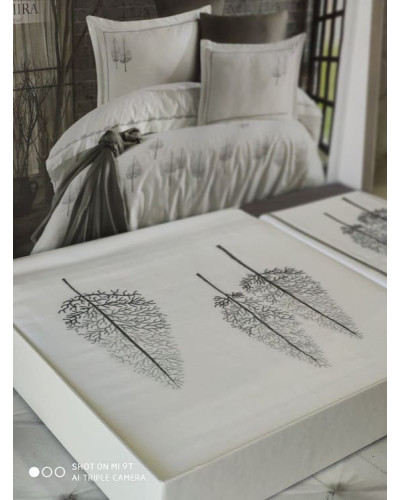 Комплекти постільної білизни Dantela vita Туреччина  Євро Бавовна ST4478 купити у Postel.biz.ua