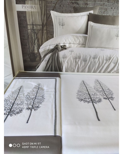 Комплекти постільної білизни Dantela vita Туреччина  Євро Бавовна ST4478 купити у Postel.biz.ua