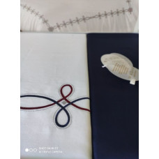 Viоla сатинова постіль з вишивкою.  розмір. Dantela vita Туреччина.