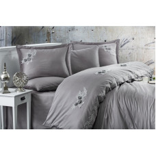 Safir antsasit сатин з вишивкою та гіпюром.  розмір. Dantela vita Туреччина.