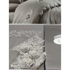 Safir antsasit сатин з вишивкою та гіпюром.  розмір. Dantela vita Туреччина.