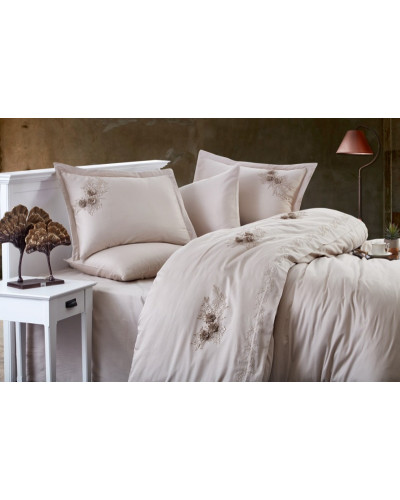 Комплекти постільної білизни Dantela vita Туреччина  Євро Бавовна ST3198 купити у Postel.biz.ua