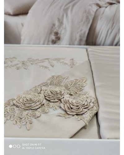Комплекти постільної білизни Dantela vita Туреччина  Євро Бавовна ST3198 купити у Postel.biz.ua