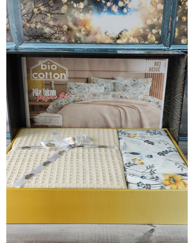 Комплекти постільної білизни Bio cotton Туреччина  Євро Бавовна ST4530 купити у Postel.biz.ua