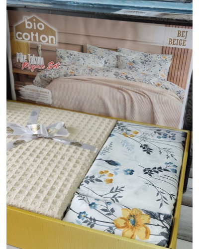 Комплекти постільної білизни Bio cotton Туреччина  Євро Бавовна ST4530 купити у Postel.biz.ua