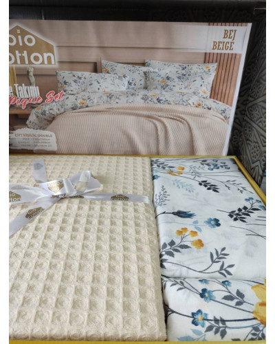 Комплекти постільної білизни Bio cotton Туреччина  Євро Бавовна ST4530 купити у Postel.biz.ua