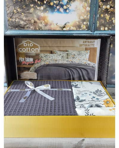 Комплекти постільної білизни Bio cotton Туреччина  Євро Бавовна ST4529 купити у Postel.biz.ua