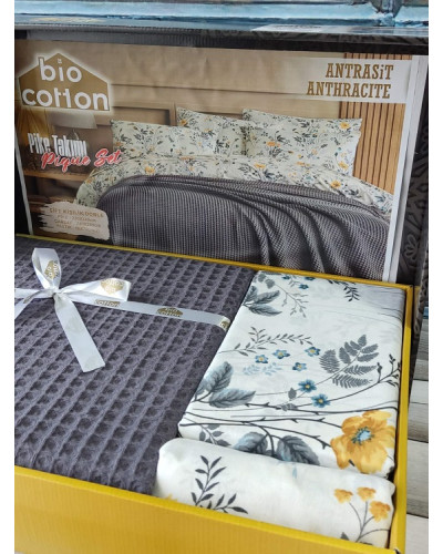 Комплекти постільної білизни Bio cotton Туреччина  Євро Бавовна ST4529 купити у Postel.biz.ua