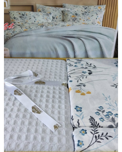 Комплекти постільної білизни Bio cotton Туреччина  Євро Бавовна ST4535 купити у Postel.biz.ua