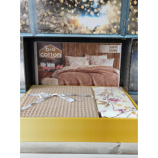 Kahve Літній набір з вафельним покривалом. Bio Cotton Туреччина