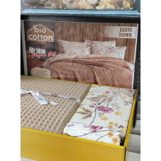 Kahve Літній набір з вафельним покривалом. Bio Cotton Туреччина