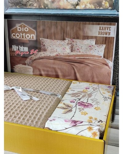 Комплекти постільної білизни Bio cotton Туреччина  Євро Бавовна ST4531 купити у Postel.biz.ua