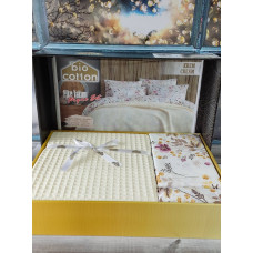 Krem Літній набір з вафельним покривалом. Bio Cotton Туреччина