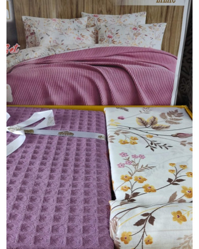 Комплекти постільної білизни Bio cotton Туреччина  Євро Бавовна ST4533 купити у Postel.biz.ua