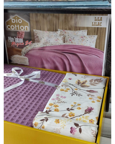 Комплекти постільної білизни Bio cotton Туреччина  Євро Бавовна ST4533 купити у Postel.biz.ua