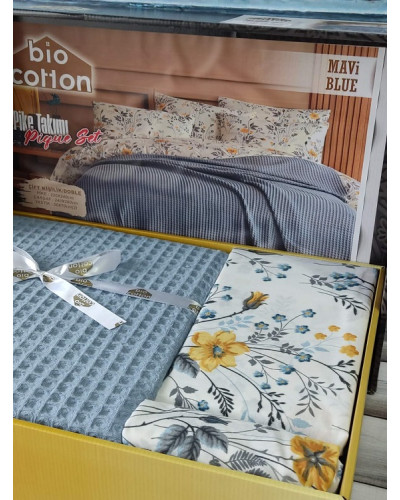 Комплекти постільної білизни Bio cotton Туреччина  Євро Бавовна ST4532 купити у Postel.biz.ua