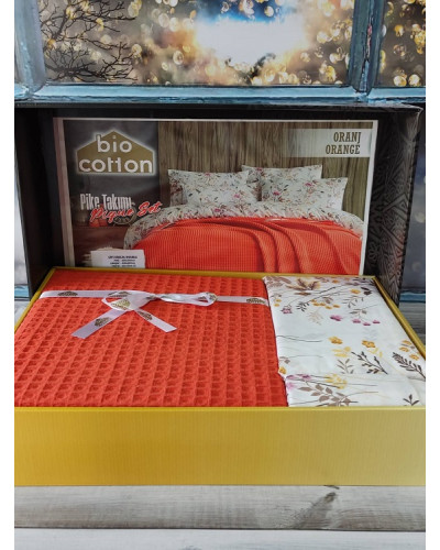 Комплекти постільної білизни Bio cotton Туреччина  Євро Бавовна ST4534 купити у Postel.biz.ua