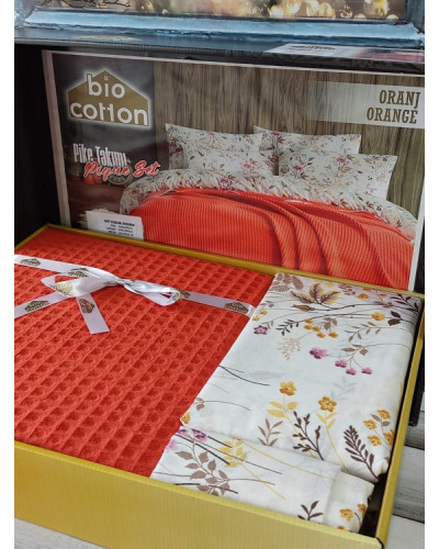 Комплекти постільної білизни Bio cotton Туреччина  Євро Бавовна ST4534 купити у Postel.biz.ua