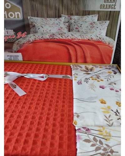 Комплекти постільної білизни Bio cotton Туреччина  Євро Бавовна ST4534 купити у Postel.biz.ua