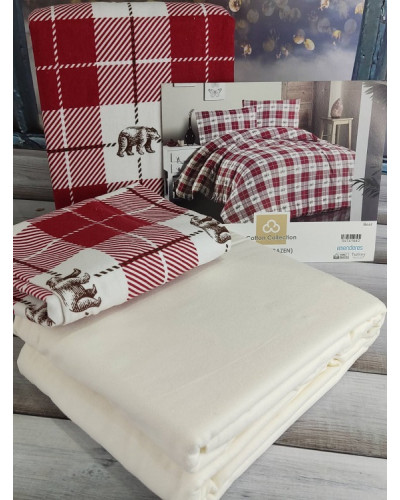 Комплекти постільної білизни Cotton collection Туреччина  Полуторний Бавовна ST4032 купити у Postel.biz.ua