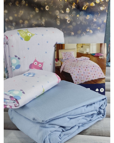 Комплекти постільної білизни Cotton collection Туреччина  Полуторний Бавовна ST1786 купити у Postel.biz.ua