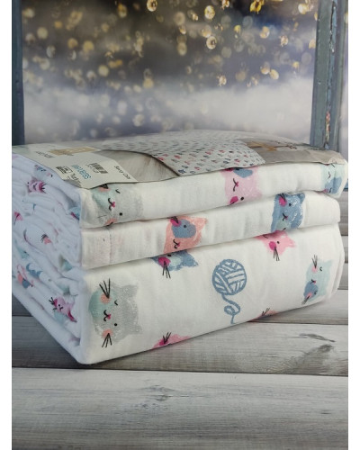 Комплекти постільної білизни Cotton collection Туреччина  Полуторний Бавовна ST4051 купити у Postel.biz.ua