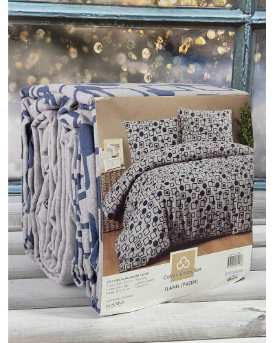 Комплекти постільної білизни Cotton collection Туреччина  Євро Бавовна ST5118 купити у Postel.biz.ua