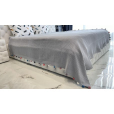 Gri бавовняне піке. см. Dantela Туреччина.