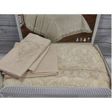 Karamel покривало + постіль. Євро розмір. Estima Туреччина